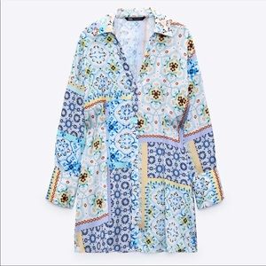 Zara pattern dress NWOT